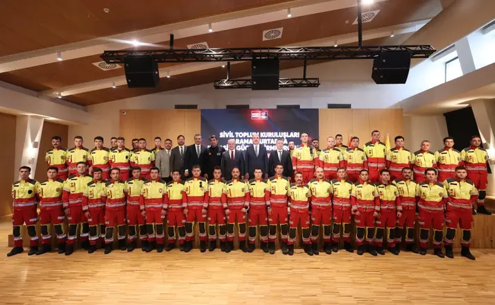 Konya’da STK’lara Arama-Kurtarma Desteği