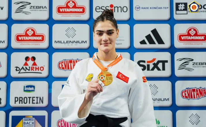 Konyalı Judocu Sinem Oruç’tan Üsküp’te Tarihi Zafer!