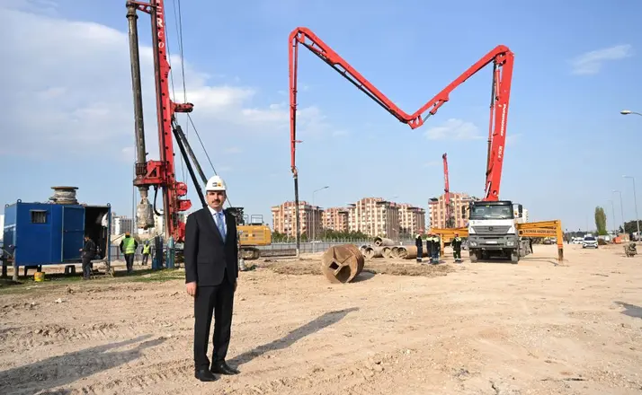 Konya’ya Üç Katlı Ulaşım Düğümü: Otogar Kavşağında Çalışmalar Hızlandı