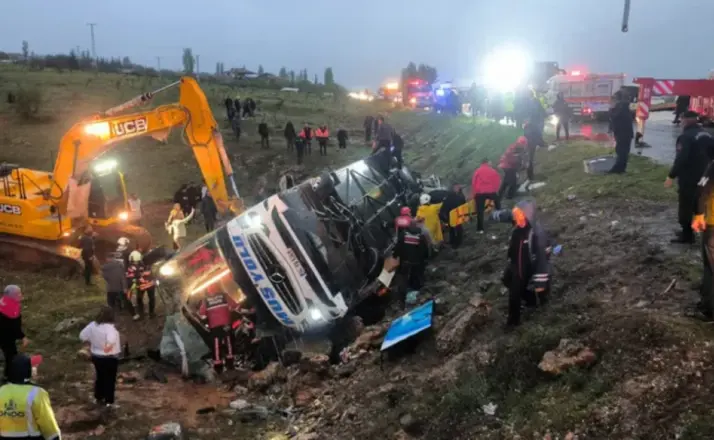 Malatya’da Feci Kaza: Yolcu Otobüsü Şarampole Devrildi, 4 Kişi Hayatını Kaybetti