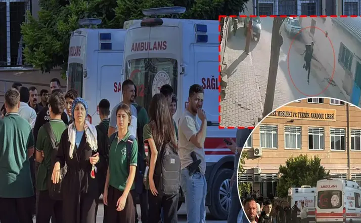 Manisa’da Lise Önünde Silahlı Saldırı! 8 Öğrenci Yaralandı, Şüpheli Yakalandı!