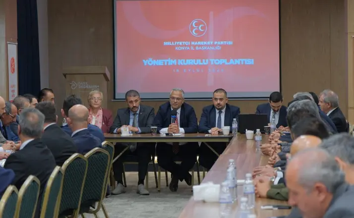 MHP Konya’da İlk Yönetim Toplantısı: Yeni Dönemin Yol Haritası Masada
