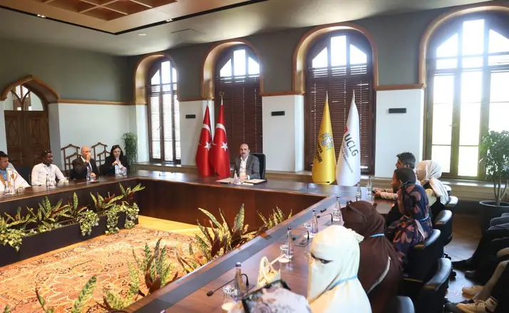 Moritanyalı Türk Dili ve Edebiyatı Öğrencilerinden Başkan Altay’a Konya Ziyareti