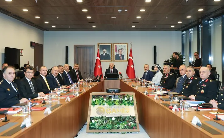 TBMM Başkanı Kurtulmuş ve Bakan Çiftçi, 81 İlin Valisiyle Güvenlik Toplantısında Bir Araya Geldi