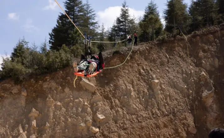 Zorlu Arazide Nefes Kesen Tatbikat: Yaren Arama Kurtarma’dan Ortak Müdahale Eğitimi