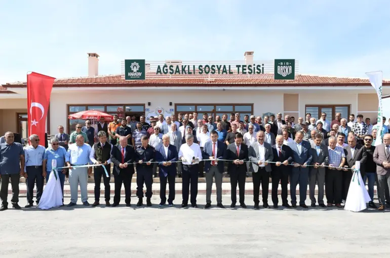 Ağsaklı Sosyal Tesisi Hizmete Açıldı