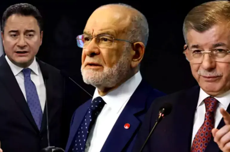Ahmet Davutoğlu, Ali Babacan veTemel Karamollaoğlu yeni parti kuruyor