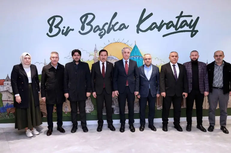 AK Parti Heyeti Karatay’da Yatırımları İnceledi