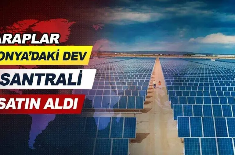 Araplar Konya'daki dev santrali satın aldı.