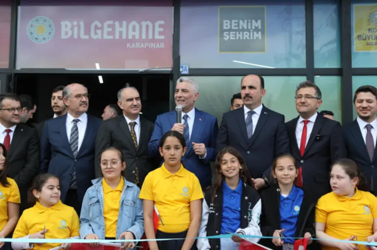  Bakan Bolat Karapınar’da Bilgehane ve Lise Medeniyet Akademisi’nin Açılışını Yaptı