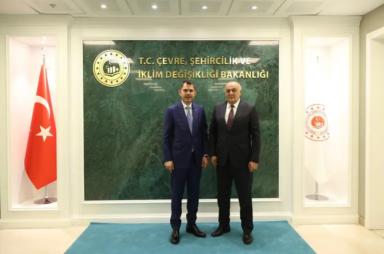 Bakan Murat Kurum'a Ramazan Erkoyuncu'dan ziyaret!