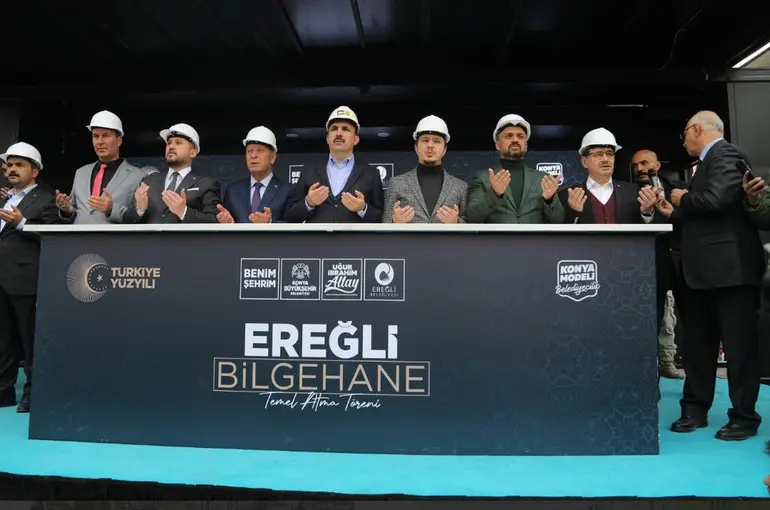 Başkan Altay Ereğli’de Bilgehane Temeli Attı, Emirgazi ve Karapınar’da Vatandaşlarla Buluştu