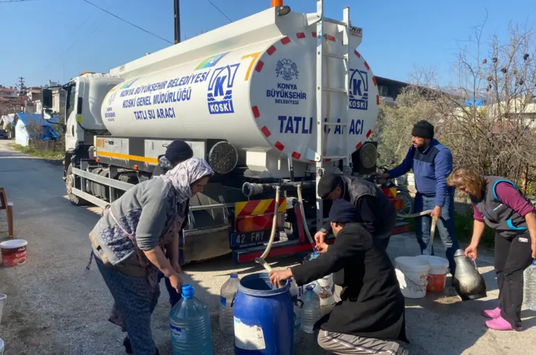 Başkan Altay: “Hatay’da İhtiyaç Olan Bölgelere Temiz Su Sağlıyoruz”