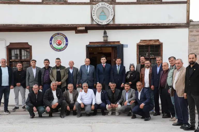 Başkan Hasan Kılca ve Kaymakam Cengiz Ayhan Muhtarlarla Bir Araya Geldi