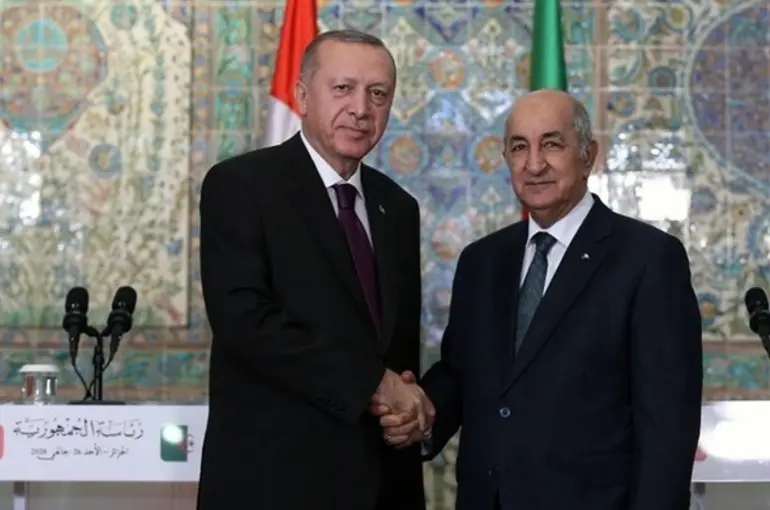 Cumhurbaşkanı Erdoğan Cezayir Cumhurbaşkanı Tebbun ile görüştü