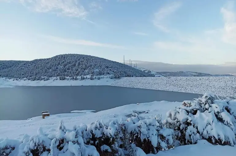 Derbent'ten Muhteşem Kar Manzaraları 