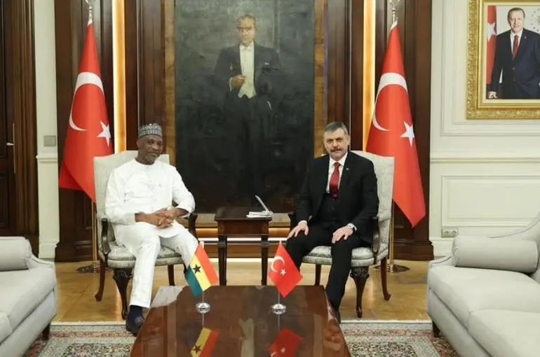 İçişleri Bakanı Mustafa Çiftçi Ganalı Mevkidaşını Ağırladı