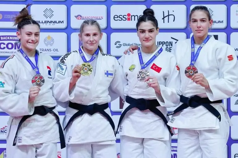 Judoda Konya Rüzgarı: Sinem Oruç Avrupa Üçüncüsü Oldu