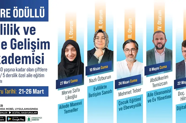 Karatay Belediyesi’nden Umre Ödüllü Evlilik ve Aile Gelişim Akademisi