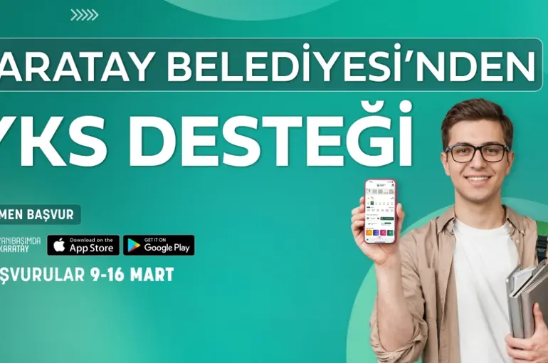 Karatay Belediyesi’nden YKS Adaylarına Sınav Ücreti Desteği