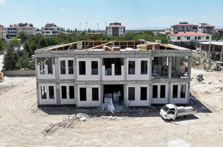 Karatay’da güvenlik hizmetlerine yeni merkez! İstiklal Polis Merkezi hızla yükseliyor