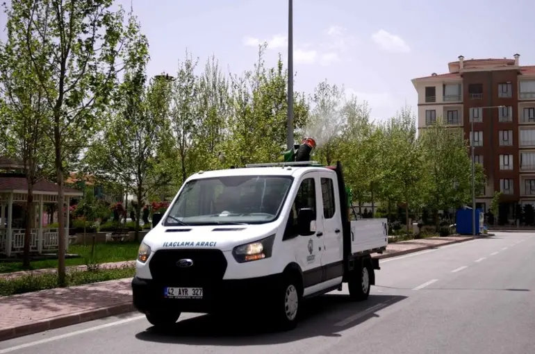 Karatay’da Kurban Bayramı Öncesi Haşereyle Mücadele Seferberliği
