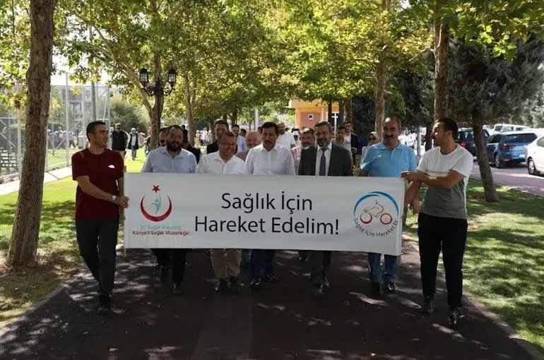 KARATAY’DA SAĞLIK İÇİN YÜRÜDÜLER