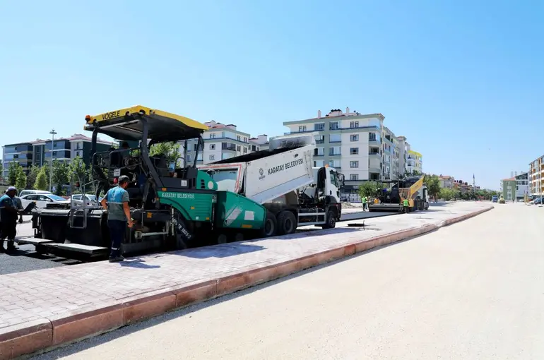 Karatay’da Yol ve Asfalt Seferberliği Devam Ediyor!