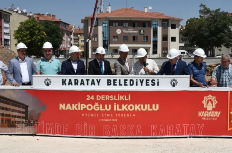 Karatay'ın eğitim yatırımlarına bir yenisi daha eklendi