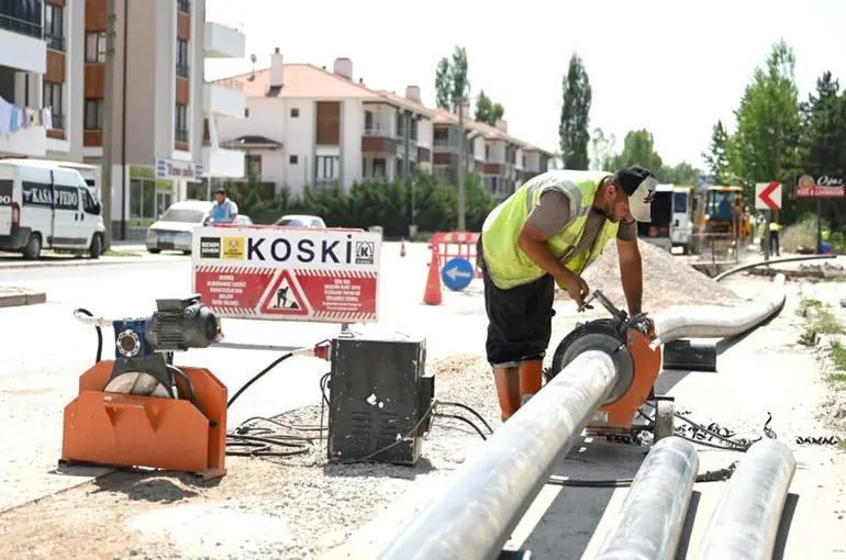 Konya Büyükşehir, Akşehir’de 129 KM’lik Su Altyapı Yatırımı Yapıyor 