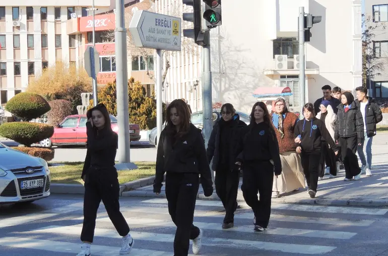 Konya Büyükşehir’den Öğrencilere Sürdürülebilir Ulaşımda Nezaket Vurgusu
