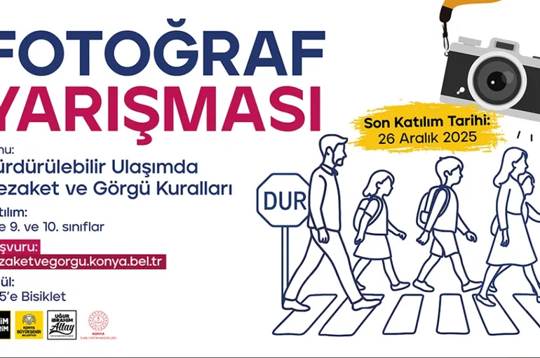 Konya Büyükşehir’den Öğrencilere “Ulaşımda Nezaket” Temalı Yarışma