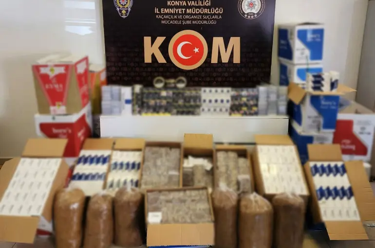 Konya emniyeti tonlarca patlayıcı madde ele geçirdi