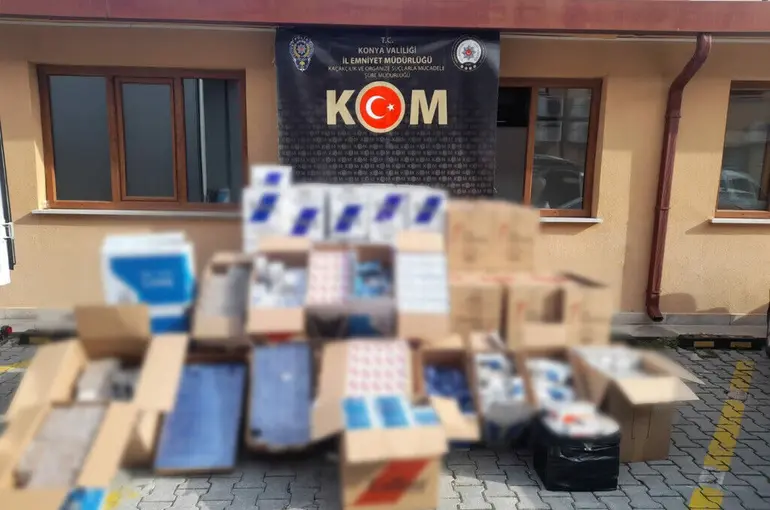 Konya Emniyetinden kaçakçılara büyük operasyon!