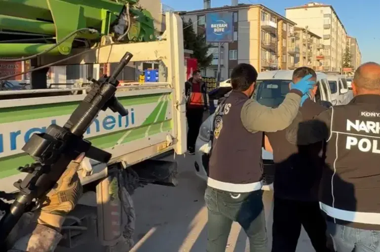 Konya Ereğli’de Uyuşturucu Operasyonu: 55 Gözaltı, 32 Tutuklama