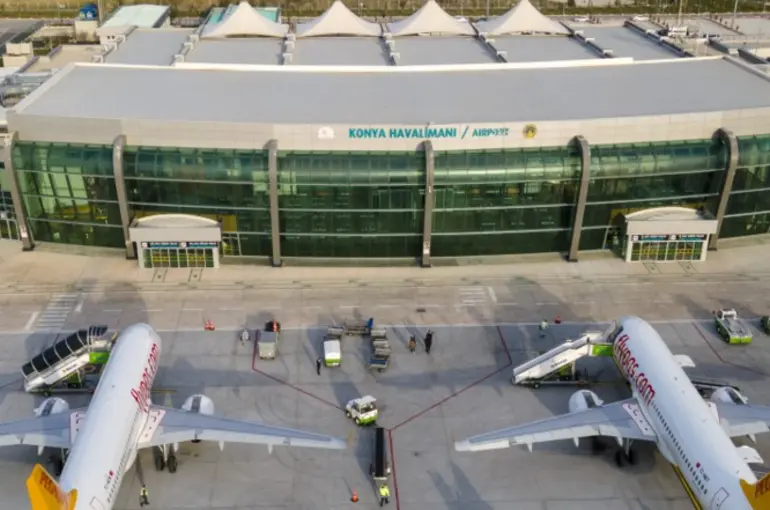 Konya havalimanından ocak ayında kaç kişi uçtu?