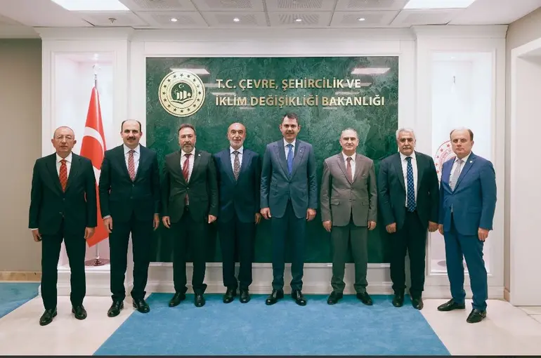 Konya Protokolü Bakan Kurum ile Bakan Memişoğlu’na Hayırlı Olsun Ziyaretinde Bulundu