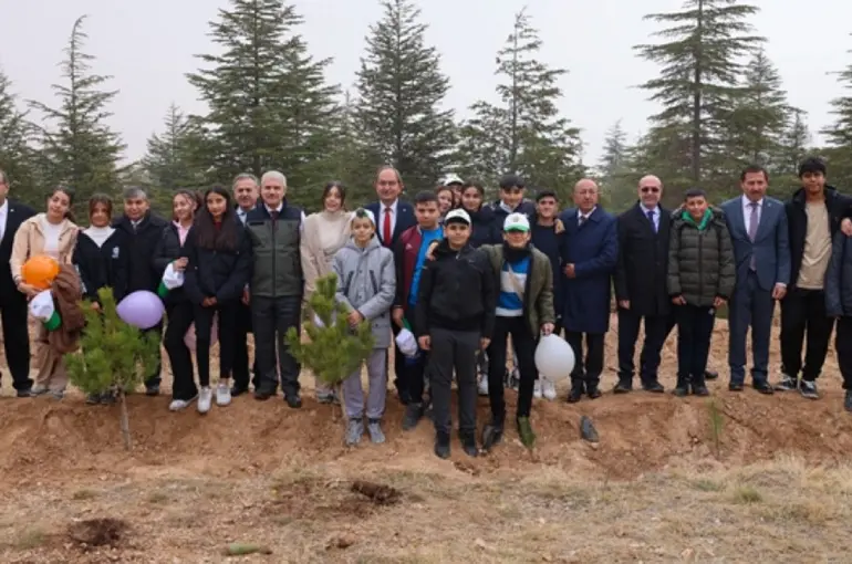 Konya Sille’de fidanlar toprakla buluştu! 