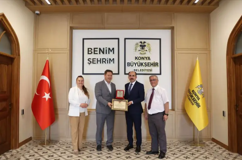 Konya Tabip Odası,Uğur İbrahim Altay’ı Ziyaret Etti