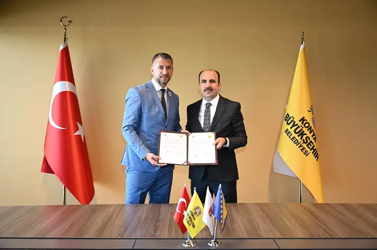 Konya ve Bosna-Hersek İliyaş Arasında Kardeş Şehir Protokolü İmzalandı