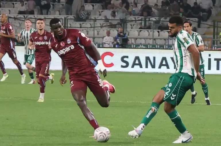 Konya’da Büyük Sürpriz! Konyaspor, Trabzonspor’u Tek Golle Geçti