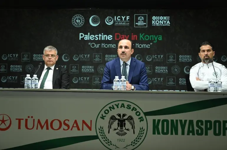 Konya’da Filistin İçin Tarihi Buluşma: Konyaspor ve Filistin Milli Takımı Sahaya Çıkıyor