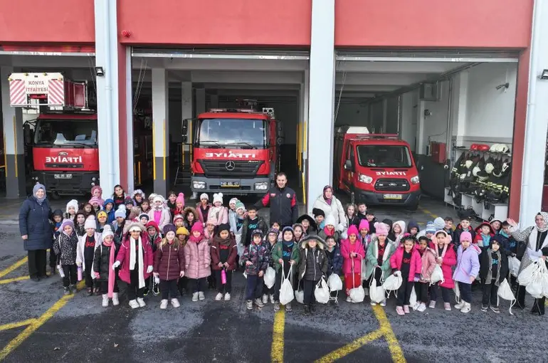Konya'da İlkokul Öğrencileri İçin Yangın Güvenliği Seferberliği!