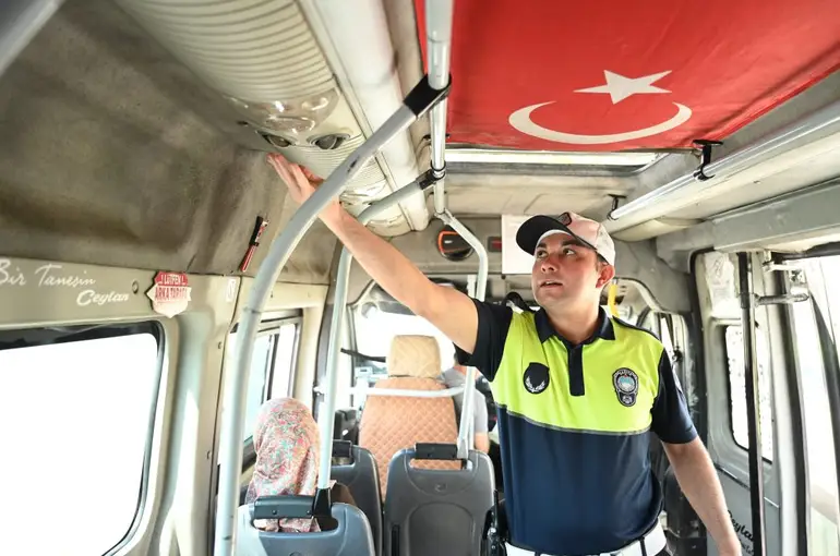 Konya’da Toplu Taşımada Sıkı Denetim! Zabıta ve Polis Sahaya İndi