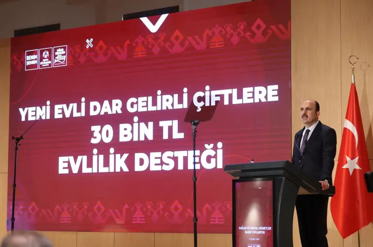 Konya’da Yeni Evlenen Gençlere 30 Bin Lira Nakdi Destek
