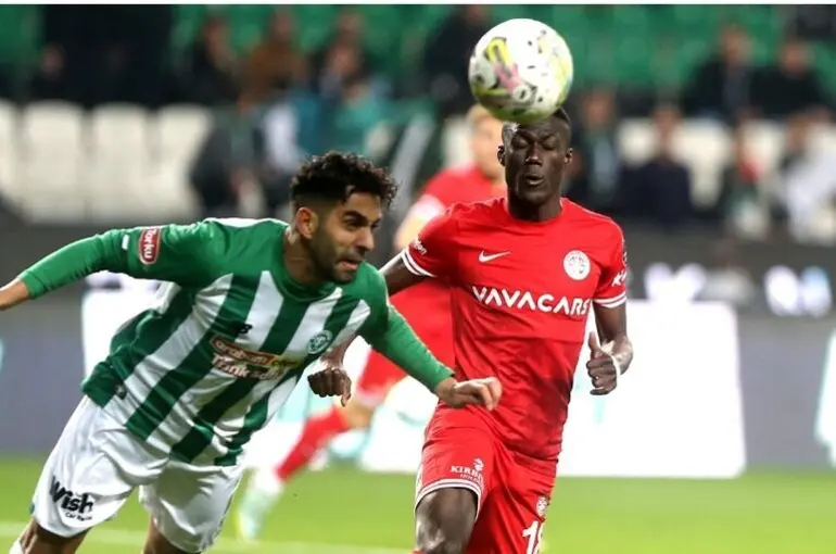 Konyaspor Antalyaspor berabere kaldı 1-1