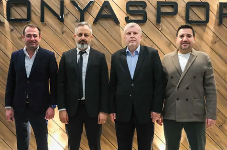 Konyaspor Başkanı Korkmaz’ı Ahmet Şan ziyaret etti