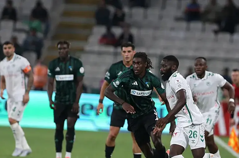 Konyaspor Evinde Yıkıldı! Kocaelispor Karşısında 2-1 Yenildi!