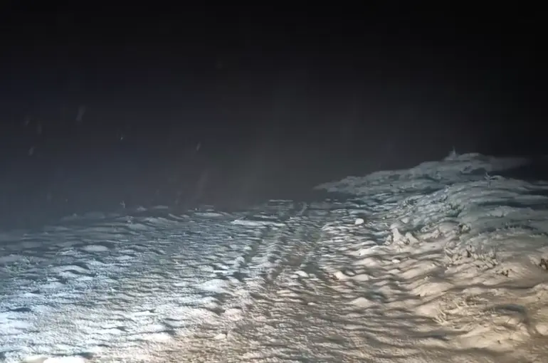 Konya'ya Mayıs Ayında Kar Yağdı