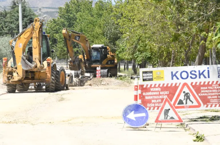 Koski altyapıda su ve kanalizasyon yatırımlarına devam ediyor!